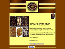 Tablet Screenshot of delisoconfections.com